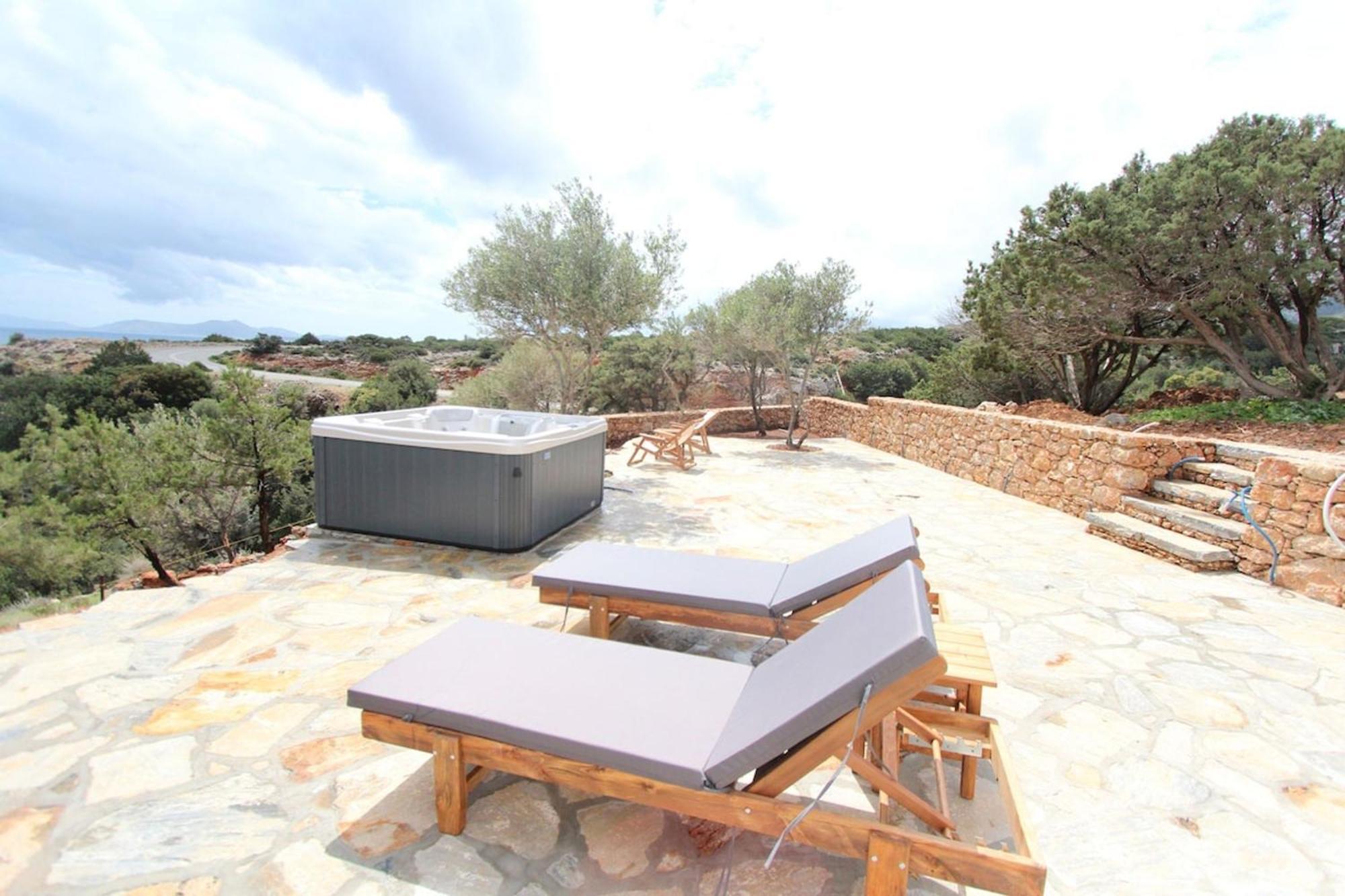 Villa Rouvis With Outdoor Hot Tub Ligaridia Экстерьер фото